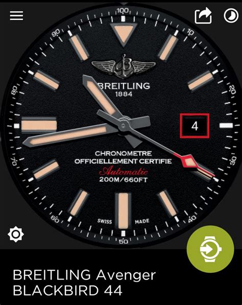 breitling watch faces tutorial|breitling avenger 44.